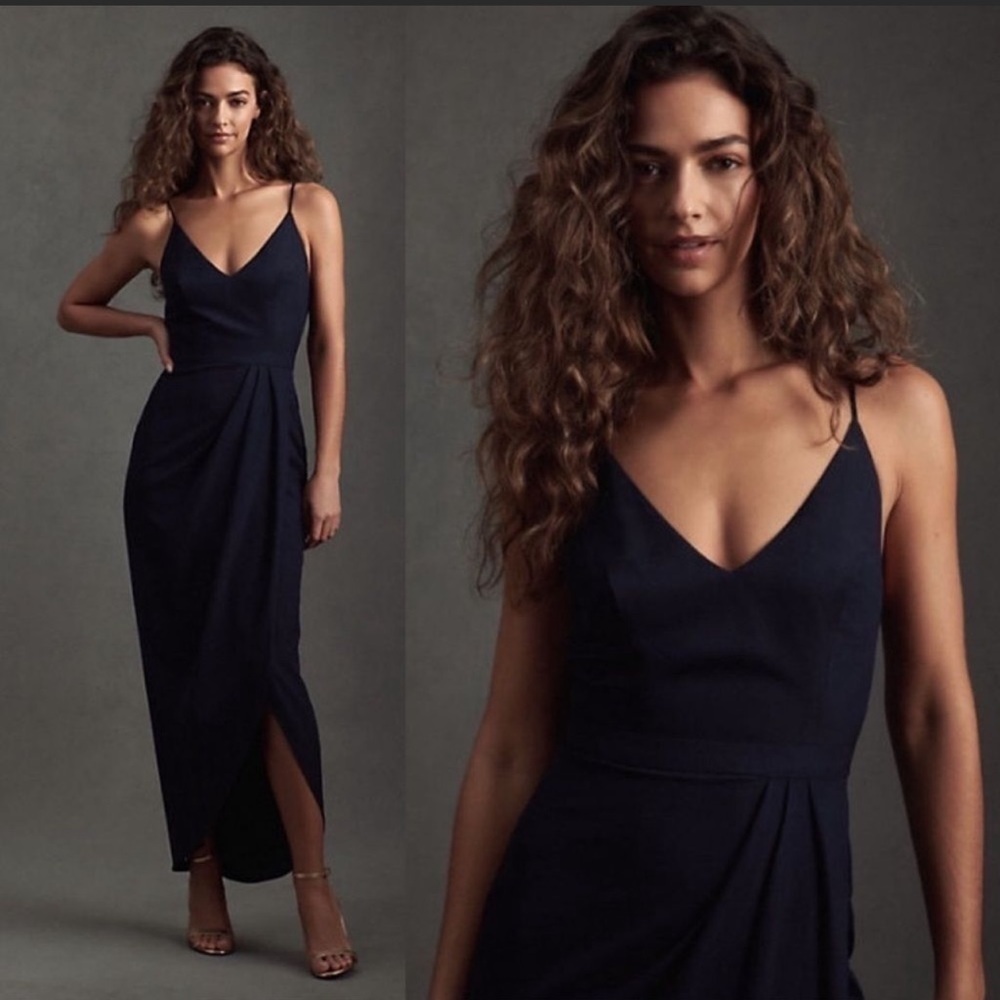 BHLDN DRESS SIZE 0 black NWT